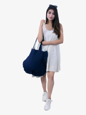 Blue Tote Bag Product Image 1
